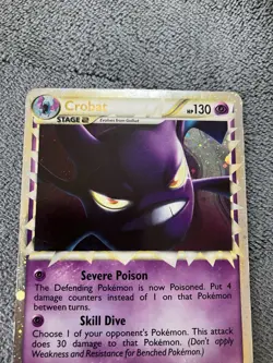 Crobat Prime 84/95 HGSS Unleashed Pokemon Card Holo Foil Rare MP/HP - Image 5