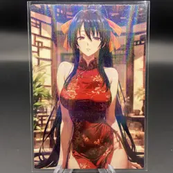 Akeno Himejima Holographic Anime Collectible Trading Card - Image 1