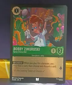 Disney Lorcana TCG Bobby Zimuruski - Spray Cheese Kid Foil 718/204 EN - Image 1