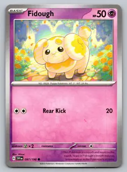 FIDOUGH - 97/198 Reverse Common Scarlet & Violet Base Pokemon Cards - Image 1
