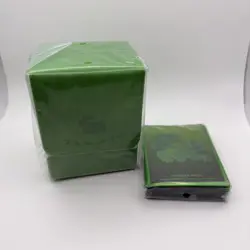 Pokemon Bulbasaur Chinese Exclusive Deck Box + Card Sleeves Set Green New Sealed - Image 1