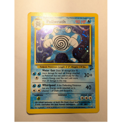 Pokemon Poliwrath Holo Rare Base Set 2 15/130 2000 Wizards English TCG - Image 1