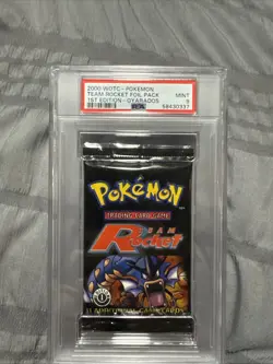 POKEMON | 1ST EDITION TEAM ROCKET 2000 | FOIL BOOSTER PACK GYARADOS | PSA 9 - Image 1