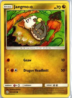 Jangmo-o 161/236 Common Cosmic Eclipse Pokemon Lightly Played - Image 1