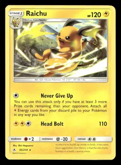 Raichu 55/214 Unbroken Bonds NM/M Pokemon - Image 1