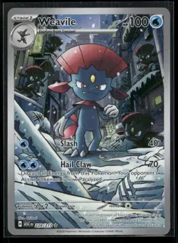 Weavile 228/217 Ascended Heroes Holo LP Pokemon - Image 1
