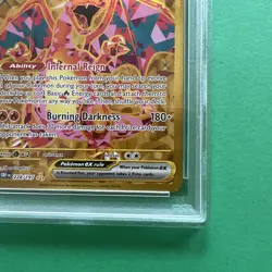 2023 Pokemon Obsidian Flames Charizard Ex #228 GEM MT PSA 10 Hyper Rare Gold - Image 5
