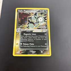 Dark Magneton Reverse Holo STAMP - Pokemon EX Team Rocket Returns 39/109 - HP - Image 2