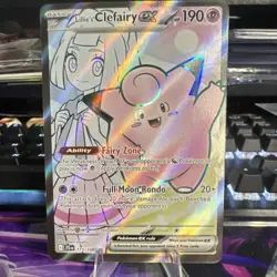 The Pokemon Company Pokemon TCG Lillie’s Clefairy ex SV09 FA Holo 173/159 EN - Image 1