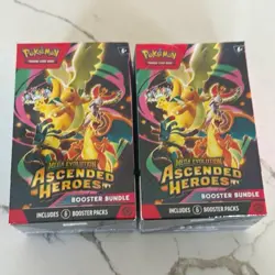 Pokemon TCG Mega Evolution—Ascended Heroes Booster Bundle 12 packs English 2025 - Image 1