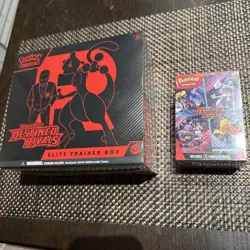 Pokemon Scarlet and Violet Destined Rivals Elite Trainer Box ETB+ Booster Bundle - Image 1