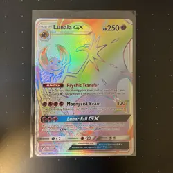 Lunala GX | 153/149 | Secret Rare | Sun & Moon Base Set | Pokemon TCG - Image 1