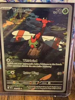 Yanma 183/182 Illustration Rare Destined Rivals Pokemon Holo Near Mint - Image 1
