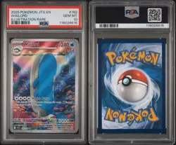 PSA 10 WAILORD #162 2025 POKEMON JTG EN-JOURNEY TOGETHER ILLUSTRATION RARE - Image 1