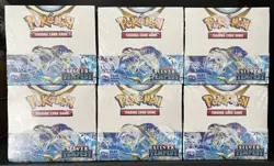(6x) Pokemon Sword & Shield: Silver Tempest Booster Box Factory Sealed Lot of 6 - Image 1
