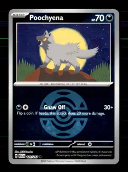 Poochyena (Dusk Ball) 128/217 Common Ascended Heroes Pokemon Reverse Holo NM - Image 1