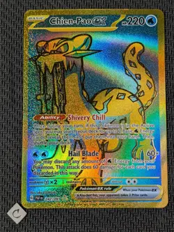 Chien-Pao ex 242/091 - Paldean Fates Gold Hyper Rare Pokemon TCG NM - Image 1