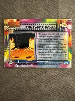 Pokemon TCG The Fight Rages Pokemon Topps Mewtwo Strikes Back 35 - Image 2
