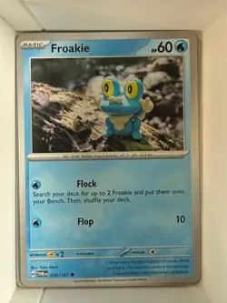 Froakie 056/167 Common Twilight Masquerade Pokemon Near Mint - Image 1