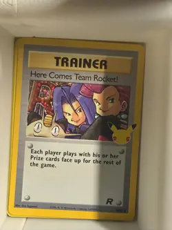 Here Comes Team Rocket! 15/82 Holo Celebrations: Classic Collection Pokemon NM/M - Image 1