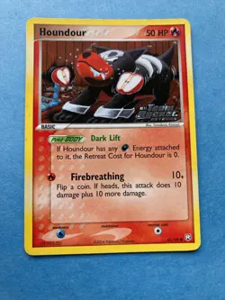 Pokemon Reverse/Stamped Holo Houndour- EX Team Rocket Returns- 60/109- VLP - Image 1