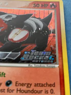 Pokemon Reverse/Stamped Holo Houndour- EX Team Rocket Returns- 60/109- VLP - Image 3