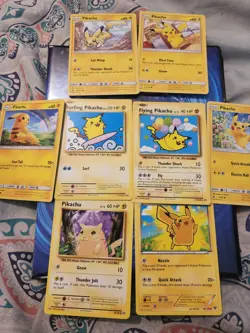 POKEMON FLYING PIKACHU 110/108 SURFING PIKACHU 111/108 SECRET RARE NM- GIFTS INC - Image 1