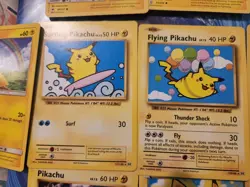 POKEMON FLYING PIKACHU 110/108 SURFING PIKACHU 111/108 SECRET RARE NM- GIFTS INC - Image 2