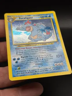 Pokemon Neo Genesis - Feraligatr 5/111 Holo Rare Vtg Vintage Wotc Tcg MP HU3 - Image 3