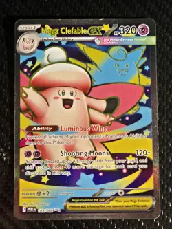 Mega Clefable ex 103/088 Me03: Perfect Order Holo Pokemon - Image 1