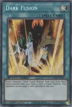 Dark Fusion - SGX3-ENA13 - Secret Rare - 1st Edition x1 - Lightly Played - Image 1
