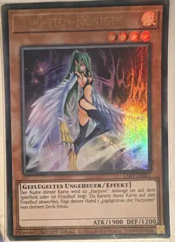 Yu-Gi-Oh! TCG Harpyien-Konigin LART-DE021 Ultra Rare Limited Edition - Image 1