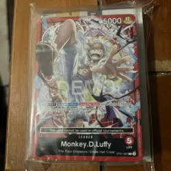 One Piece tcg Monkey.D.Luffy ST21-001 Demo Deck - Image 1