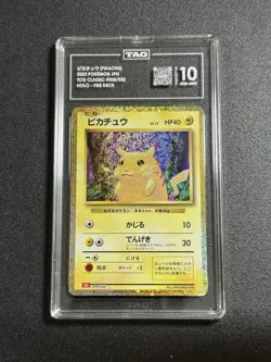 TAG 10 - Pikachu 008/032 CLL Japanese Classic Collection - Pokemon PSA - Image 1