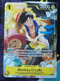 One Piece TCG Monkey.D.Luffy OP10-111 Alt (Welcome Pack Vol. 1 Pirate Party) - Image 1