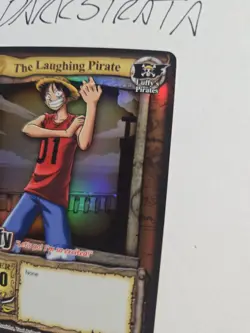 Bandai One Piece CCG Card Luffy The Laughing Pirate Holo Grand Line Vintage 2006 - Image 4