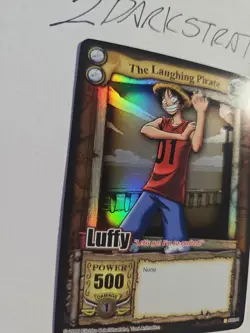 Bandai One Piece CCG Card Luffy The Laughing Pirate Holo Grand Line Vintage 2006 - Image 5