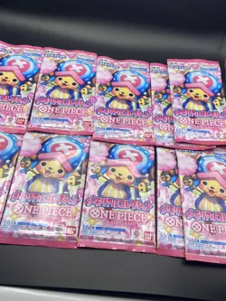 One Piece TCG Japanese EB01 Memorial Collection Booster Pack Lot (10x Packs) - Image 1