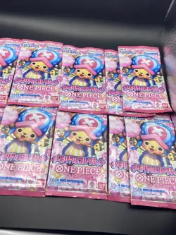 One Piece TCG Japanese EB01 Memorial Collection Booster Pack Lot (10x Packs) - Image 2