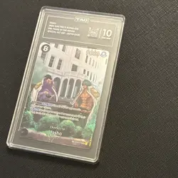 One Piece CCG Issho Alt Art Foil Super Rare OP03-078 TAG 10 2024 OP03 - Image 3