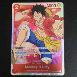 • Monkey.D.Luffy • OP01-024 SR Romance Dawn Holo Foil One Piece TCG NM - Image 1