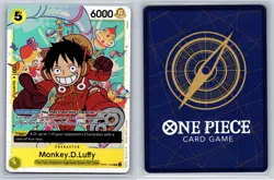 Monkey.D.Luffy (109) OP07-109 500 Years in the Future One Piece Foil NM - Image 1