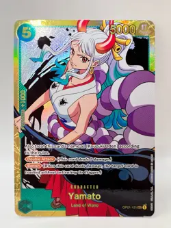 Yamato OP01-121 SEC - One Piece TCG - Near-Mint NM English Foil Secret Rare - Image 1