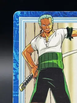 Roronoa Zoro S52 Carddass Hyper Battle Japanese One Piece Heavily Played - Image 2