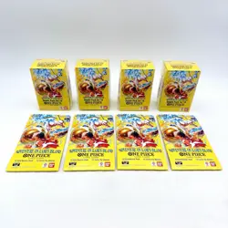 4x One Piece Double Pack Set Vol. 10 (DP-10) + 4x Single Boosters Kami's Island - Image 1