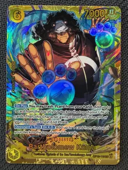Bartholomew Kuma (Alternate Art) OP12-119 Legacy of the Master Foil SEC Eng - Image 1