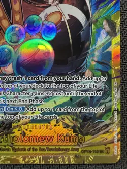 Bartholomew Kuma (Alternate Art) OP12-119 Legacy of the Master Foil SEC Eng - Image 4