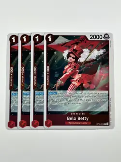 One Piece TCG Belo Betty Awakening of the New Era OP05-015 Playset (x4) NM Eng - Image 1