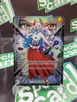 One Piece Card Game YAMATO OP16-079 The Time of Battle Alt Art Leader English - Image 1