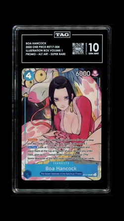 2025 ONE PIECE PROMOS ILLUSTRATION BOX VOL.1 #004 BOA HANCOCK TAG 10 - Image 1